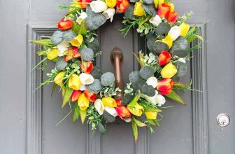 How to Make A Spring Wreath with Faux Tulips