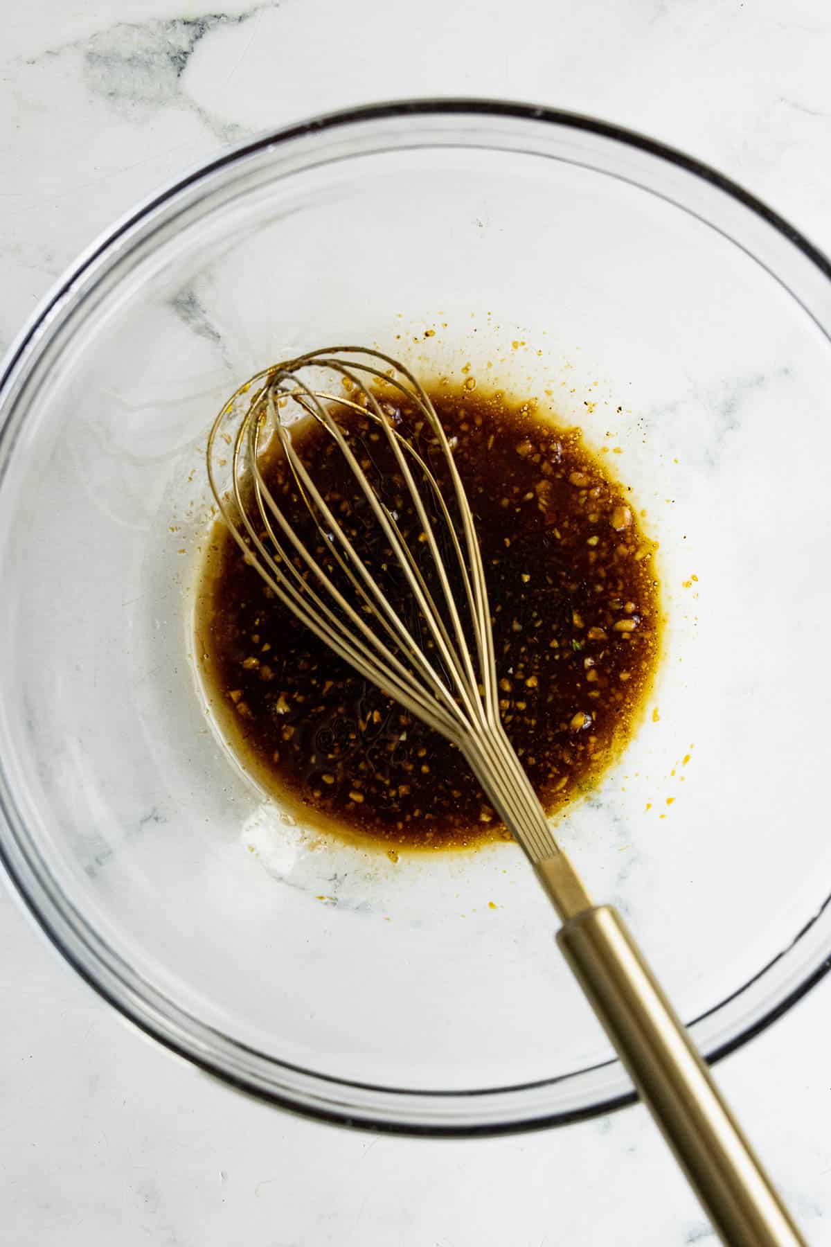 Ingredients whisked together. 