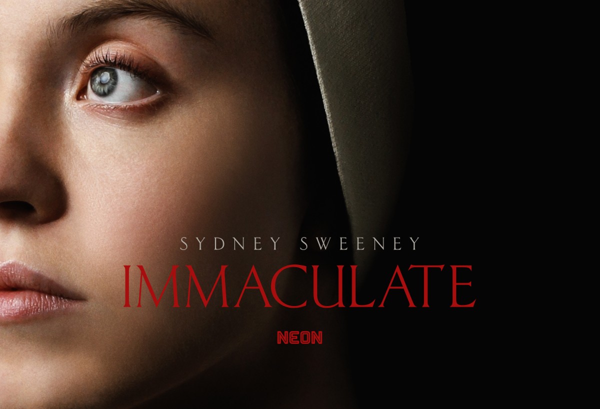 A frame from the trailer for the 2024 horror film Immaculate
