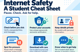 Digital Media Use In Schools: An Internet Safety Cheat Sheet