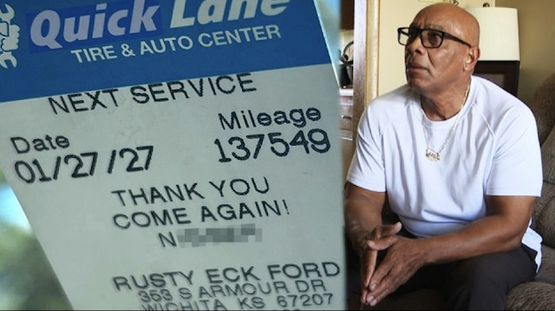 Wichita man discovers racial slur on oil change sticker from local dealership: 'I feel belittled'