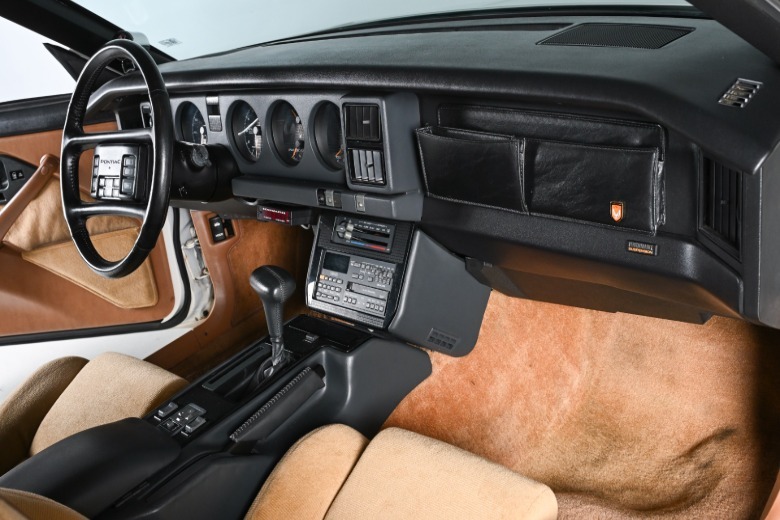 Interior of the 1989 Pontiac Firebird Trans Am 20th Anniversary for sale.