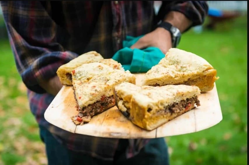 Moroccan Lamb Pizza. Photo credit: Girl Carnivore.