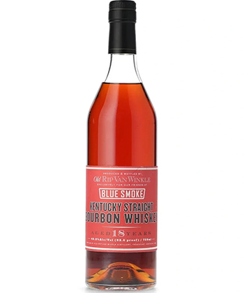 Old Rip Van Winkle 'Blue Smoke' 18 Year Old Kentucky Straight Bourbon Whiskey is one of the most expensive bourbons in the world.