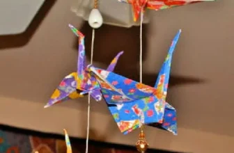 DIY Paper Crane Origami Decorations
