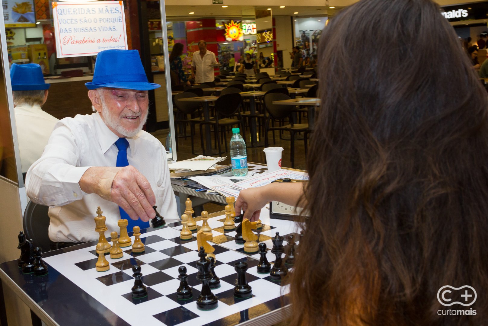 Dionísio Sganzerla called the shopping mall where he played chess for 20 years his
