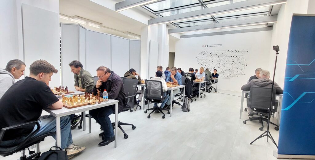 The 2025 Ljubljana Chess Festival had 165 players from 24 nations. Photo: Ljubljana Chess Festival official site.