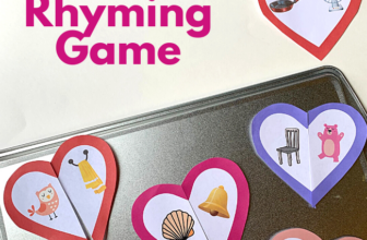 Heart Rhyming Game For Valentine’s Day