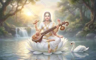 Goddess Medha Saraswati