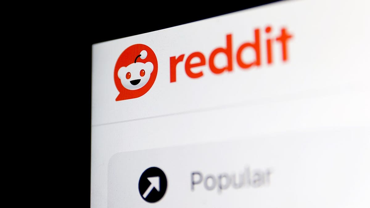 Reddit on a computer screen.