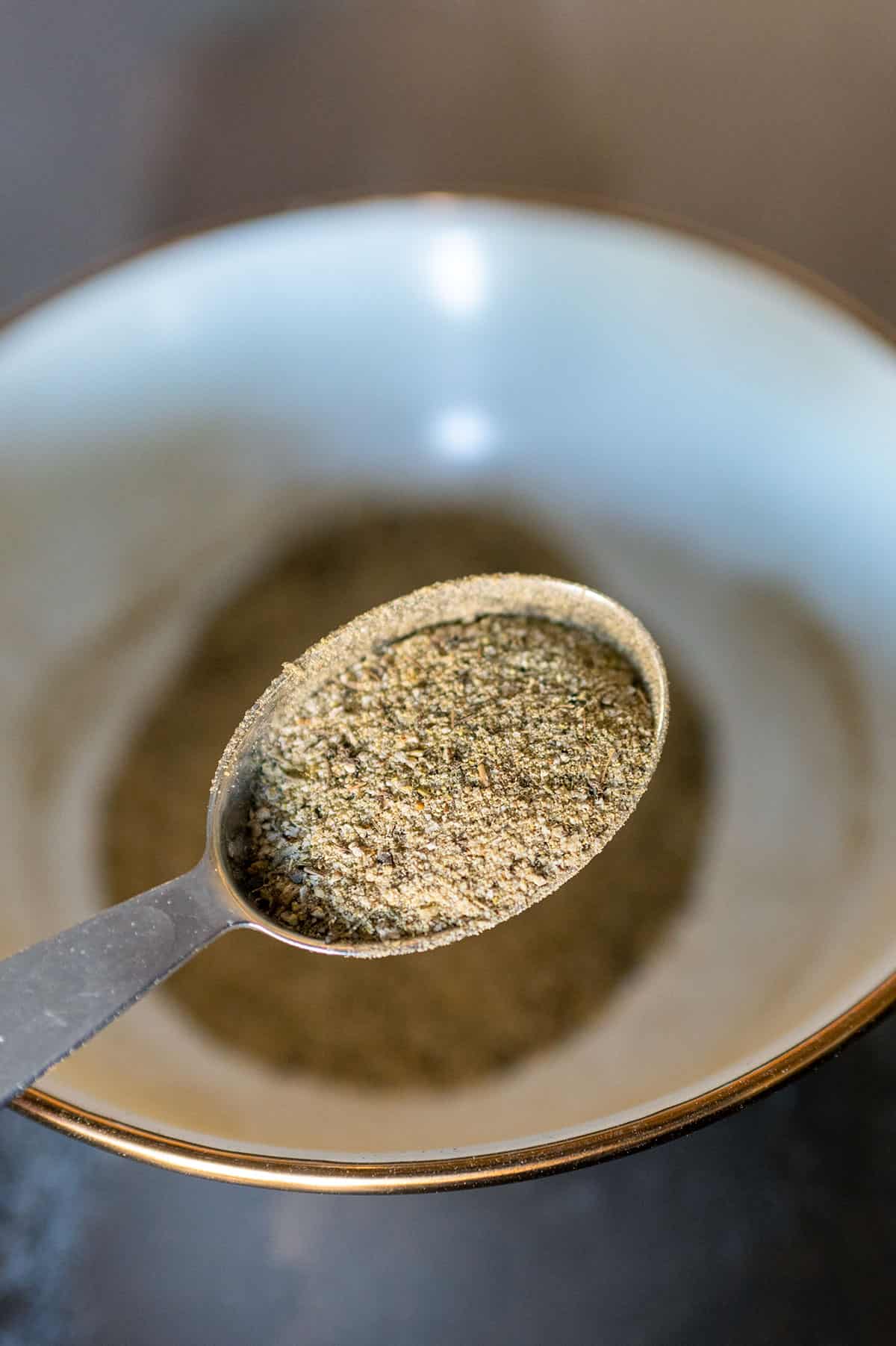 spoonful of breakfast sausage seasoning.