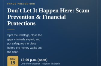 Scam Prevention & Financial Protections for Your Practice