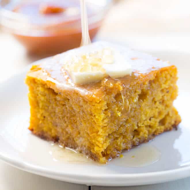 Gluten free pumpkin cornbread
