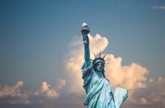 Statue of liberty original color