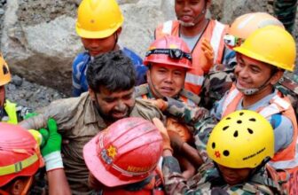 2 trapped workers rescued from tunnel 9 days after Nepal floods – National