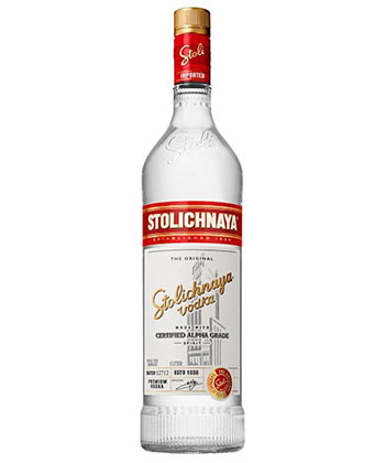 Stolichnaya is one of the best vodkas for Martinis.
