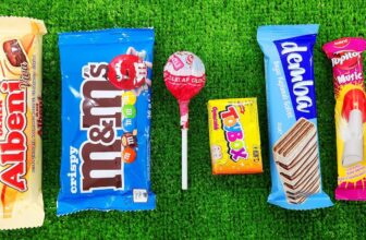 ASMR Popular Candys / Lollipops, M&M’s Candy, Chocolate, Toybox / unpacking chocolate and Candy