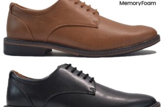 MENS BROGUES LACE UP SHOES SMART CASUAL OXFORD FORMAL WEDDING OFFICE DRESS WORK