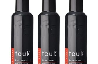 Fcuk Mens Body Spray Sport Deodorant For Men 3x200ml