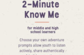 Try it Tomorrow Tool (Middle & High School Educators)- 2 Minute Know Me