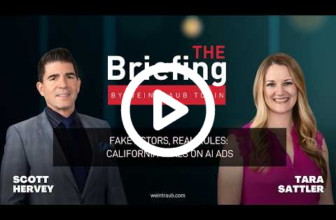 The Briefing: Fake Actors, Real Rules: California Takes on AI Ads