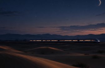 Wishing Train, Desert Plain by Paul Asbury Seaman