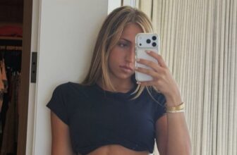 Tate McRae Goes Topless in Nothing but Tiny Micro Shorts & Aquazzura Heels