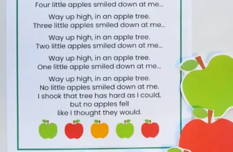 Free Printable Apple Puppets and Apple Counting Song