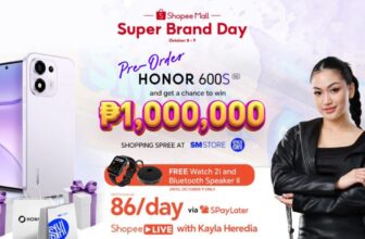 Shop the All-New HONOR 600S 5G and Get a Chance to Win PHP 1M Worth of Shopping Spree!
