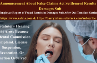Announcement About False Claims Act Settlement Results in Damages Suit