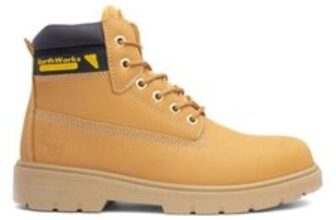 EarthWorks Mens Safety Footwear Honey Adults Boots Lace Ankle Hammer SIZE