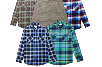 Mens Flannel Lumberjack Check Casual Work Cotton Long Sleeve Checkered Shirt