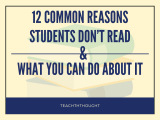12 Reasons Students Don’t Read & What You Can Do About It – TeachThought