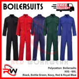 Men’s Unisex Boiler Suit Work-wear Overall PPE Coverall XXS-6XL