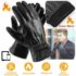Men’s Real Leather Gloves Winter Fleece Lined Soft Driving Black Thermal Gloves