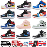 2024 Boys Girls Running Trainers Kids Casual Sports Shoes Gym School Sneakers UK