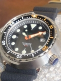 Mens Luxury Black Divers Watch 300m WR Japanese Nh35 Automatic Movement
