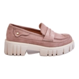 Women’s Suede Slip-On Shoes Light Brown Fiorell beige