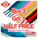 Flat Trainers Boot Shoe Laces Pair Colour Quality Ties Short Long Kids Adult UK