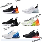 UK Men Women’s black 270 Running Shoes Light Sport Trainer Sneakers Trainers