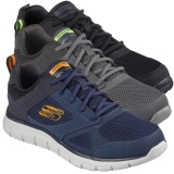 Mens Skechers Track Syntac Sports Gym Walking Lace Up Trainer Sizes 6 to 13