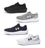 Under Armour Charged Surge 4 Mens Trainers Sports Running Fitness Colour Choice