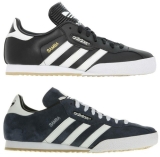 adidas Originals Trainers Samba Super & Suede Navy Lace Up Shoes