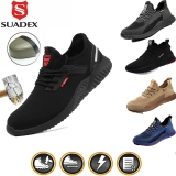 UK Mens Lightweight Safety Trainers Steel Toe cap Women Work Shoes Hiking Boots