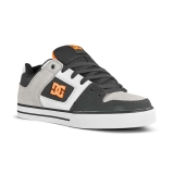 DC Pure Skate Shoes – Dark Grey/Orange