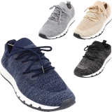 Mens Low Top Sports Jogging Knit Sock Slip on Casual  Comfort Pumps Trainers Sho