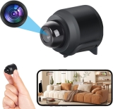 1080P Mini WiFi Spy Camera – Wireless Hidden Magnetic Camera for Home Security, Baby Monitor, Motion Detection with App Control Small, Secret, Portable Micro Surveillance Camera