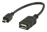 Mini USB Male to USB Female Car OTG Cable Adapter For Video Camera Audio Tablet