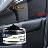 Car Plastic Restorer Trim Polish Gel Black Shine Cleaner Bumper Interior Care