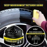 Car Plastic Restorer Trim Polish Gel Black Shine Cleaner Bumper Interior Care